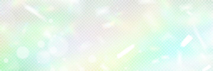 Wall Mural - colourful vector lens, crystal rainbow light and flare transparent effects.overlay for backgrounds.t