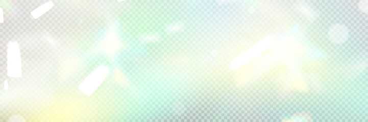 Wall Mural - colourful vector lens, crystal rainbow light and flare transparent effects.overlay for backgrounds.t