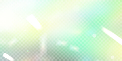 Wall Mural - colourful vector lens, crystal rainbow light and flare transparent effects.overlay for backgrounds.t