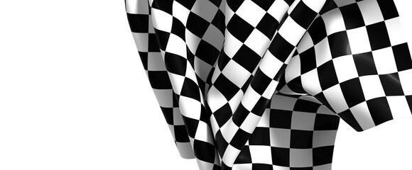 Aufkleber - Auto sport grid flag background