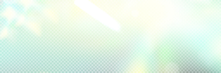 Wall Mural - colourful vector lens, crystal rainbow light and flare transparent effects.overlay for backgrounds.t