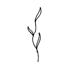 Poster - simple leaf element