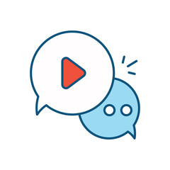 Communication vector icon 