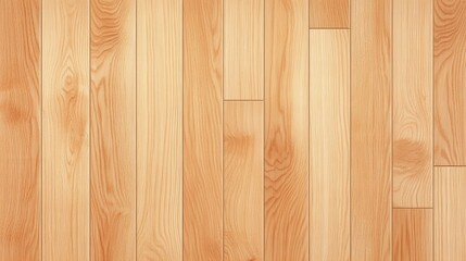 Poster - A seamless wooden floor with light-colored planks, showcasing natural grain patterns and a polished finish.