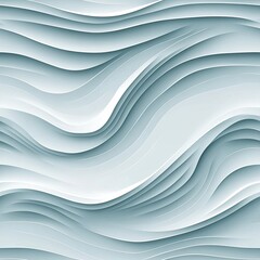Poster - Close-up details reveal a dynamic landscape of dots and lines, creating a futuristic fabric-like effect against a white backdrop SEAMLESS PATTERN