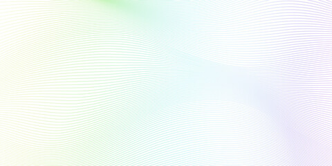 Aufkleber - Flowing wavy line background in soft pastel tones. Curvy subtle lines gentle gradient. Simple texture. Perfect for elegant designs, branding, presentations, social media, poster, ads, promotion