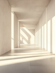 Poster - Modern and light house hall with empty walls
