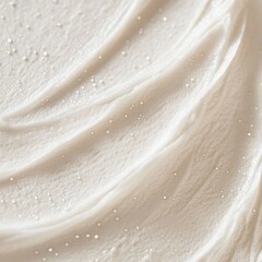 Aufkleber - Soft swirls of whipped cream create an elegant texture, reflecting delicate sparkles that add a whimsical charm to dessert decor. This luscious topping invites indulgence