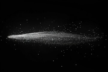 Wall Mural - sparkling stardust trail celestial dust, galaxy background, night sky
