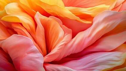 Poster - Vibrant red and yellow tones are showcased in a dynamic 3D abstract render