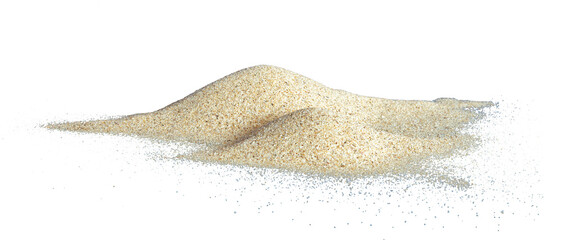 Poster - dune of beach sand isolated