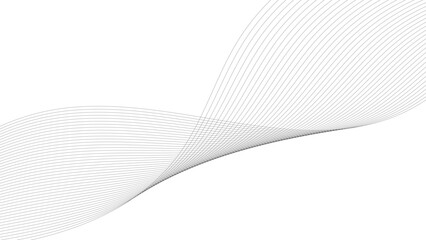 Poster - abstract wave line for banner, template, wallpaper background with wave design.