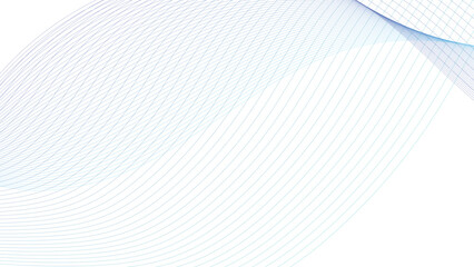 Poster - Abstract colorful sound, voice, music curved and wave lines background. Abstract volume voice technology vibrate wave and music background. Abstract music wave, radio signal, voice background.	