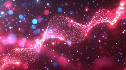 Poster - Soft pink and blue background creating a calming atmosphere for exploring ai-driven blockchain security innovations