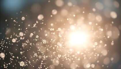 Wall Mural - a blurry photo of the sun in the sky