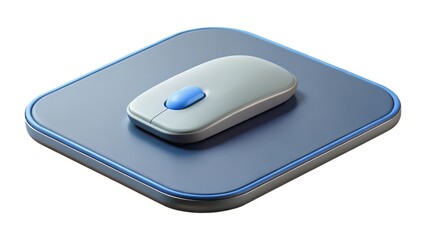 Poster - Computer Mouse and Pad