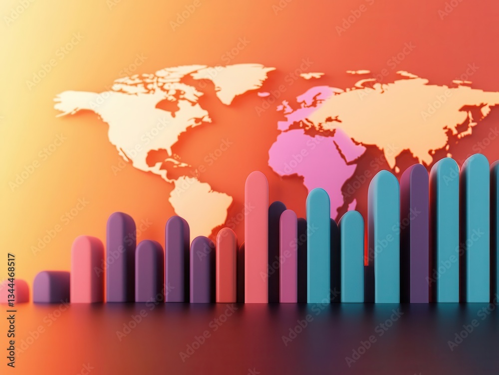 Interactive map showing largecap stocks by market cap, with global ...