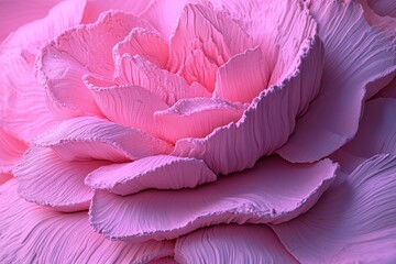 Poster - A pink colored background is used in this 3D rendering of satin cloth