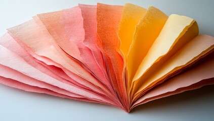 Poster - The image depicts a 3D rendering of glass patterns in multiple colors overlaid on a colored backdrop