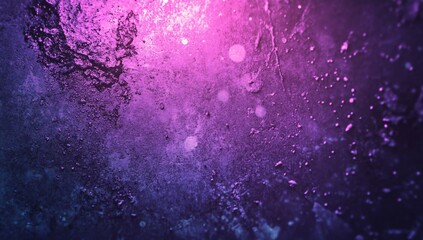 Poster - Vibrant purple gradient forms the basis of an abstract geometric design
