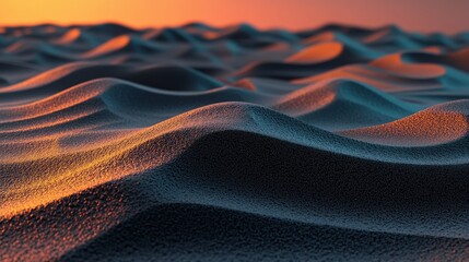 Poster - The idea of Sound Wave Vizualisation is to depict music audio frequencies in the form of high-tech, futuristic waves with flowing lines, set against a backdrop that is abstract in nature, generated