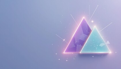 Poster - Dynamic geometry shape animation digital design studio graphic content modern aesthetic abstract viewpoint visual concept