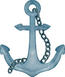 watercolor anchor