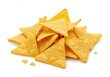 © LittleDuck - Crunchy Tortilla Chips Snack - A pile of crispy, golden tortilla chips, perfect for snacking or adding to your favorite dips