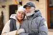 © New Africa - Lovely elderly couple together on city street