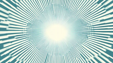 Poster - Abstract Light Blue Halftone Pattern with White Motion Design