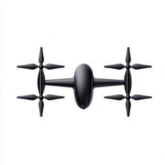 Poster - Futuristic Industrial Drone Concept for Advanced Technology Applications and Innovations