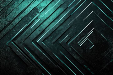Poster - Stylish abstract tech background featuring upward arrow design in vibrant colors