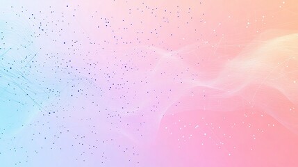 Poster - Blue Dots and Thin Lines Over Gradient Background with Soft Hues