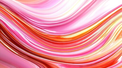 Poster -   A high-resolution close-up image of a cell phone case featuring a vibrant combination of pink and orange colors on its back surface