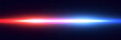 ©  Zhenya Antsukov - Dynamic movement of light lines.Light horizontal neon line of light.Speed ​​effect.Police glare.Red and blue effects.