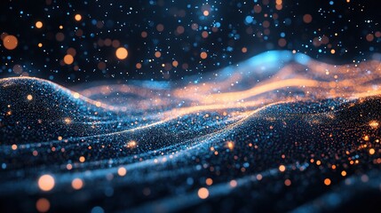 Poster - Large Scale Digital Particles with Dynamic Motion in Gigapixel Quality
