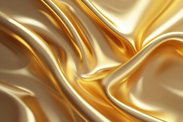 Poster - Abstract Metallic Gold Gradient Background for Luxury Website Banner and Creative Design