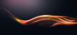 © mine95 - mesmerizing blend of fiery red and orange curves against a deep background, ideal for creating a striking visual in modern spaces or creative projects.