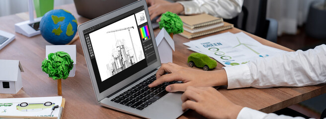 Poster - architectural design brisk software application for architect business and professional designer