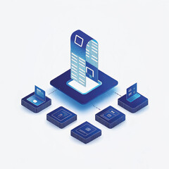 Poster - Digital interface design featuring multiple styling options  