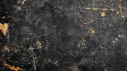 Poster - Black Grunge Texture with Scratched Vintage Surface for Backgrounds