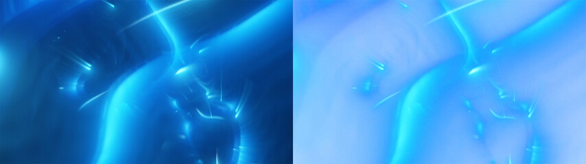Poster - light stream prism overlay: abstract background with flowing light streams and a subtle prism effect