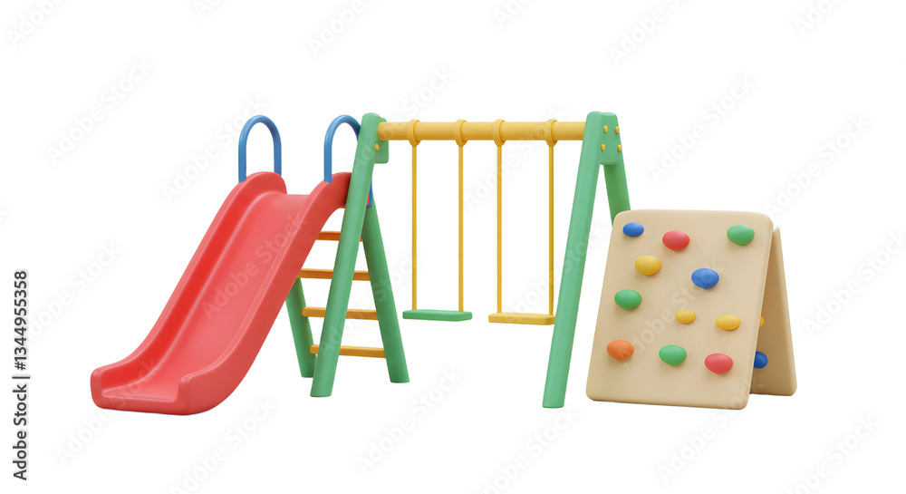 Colorful Playground Slide
