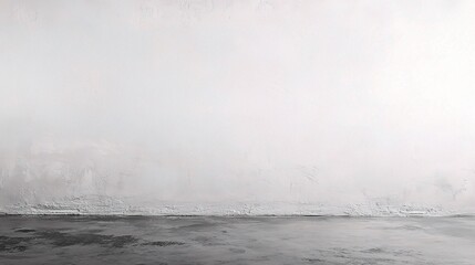 Poster - Subtle Ombre Shaded White Concrete Wall with Minimalistic Texture
