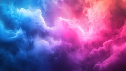Poster - Artistic colorful powder explosion creates a stunning studio backdrop filled with vibrant energy