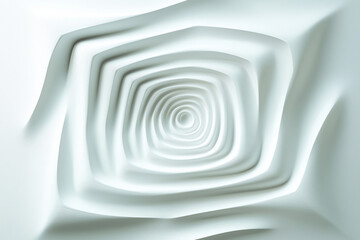 Fototapete - White color technology concept geometric square background. square 3d Modern Abstract white background design. Minimal geometric white light background abstract modern design template