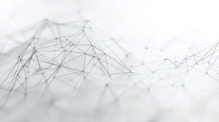 Abstract network connections in light gray