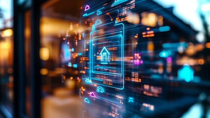 Poster - Exploring a futuristic smart home with advanced technology and c
