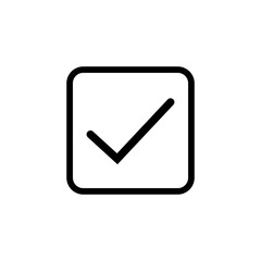 Aufkleber - Checkmark icon with transparent background	
