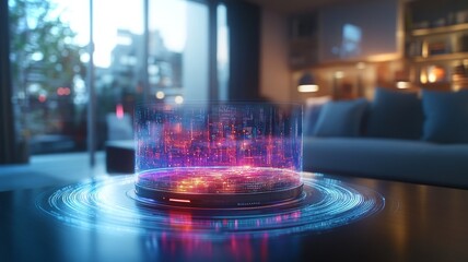 Poster - Futuristic cleaning innovation featuring an AI demonstration in